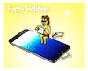 Cartoon: Happy Holidays (small) by ismail dogan tagged holidays