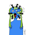Cartoon: Mental Health (small) by ismail dogan tagged world,mental,health,day