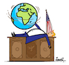 Cartoon: Oval Office (small) by ismail dogan tagged oval,office