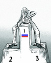 Cartoon: Russian Election (small) by ismail dogan tagged putin