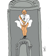 Cartoon: The Pope (small) by ismail dogan tagged the,pope