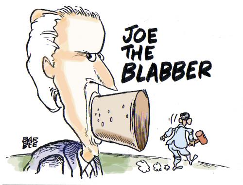 Cartoon: BIDEN BLAB (medium) by barbeefish tagged joe,biden