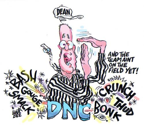 Cartoon: DNC (medium) by barbeefish tagged biff,boff,bash,
