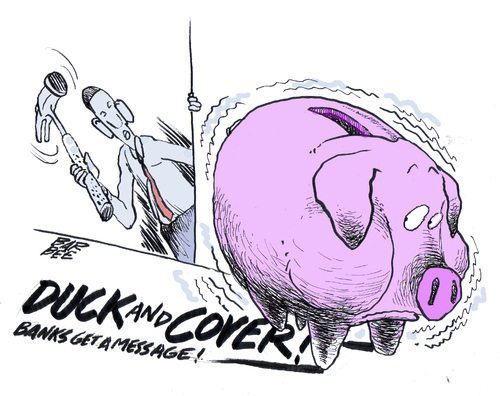 Cartoon: fed control (medium) by barbeefish tagged obamacontrol