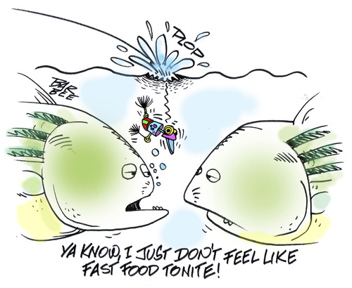 Cartoon: fineky (medium) by barbeefish tagged anglerist