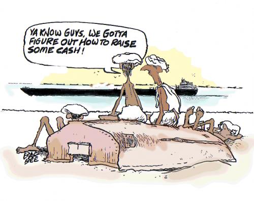 Cartoon: high seas enterprise (medium) by barbeefish tagged somalia