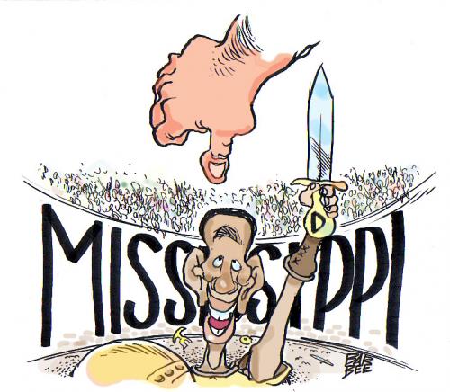 Cartoon: mississippi (medium) by barbeefish tagged last,gasp,