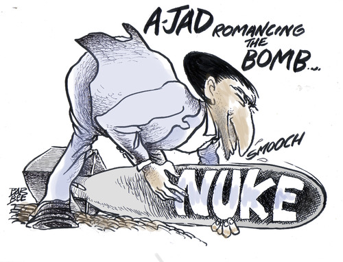 Cartoon: NUKE FOR A NUT (medium) by barbeefish tagged oops