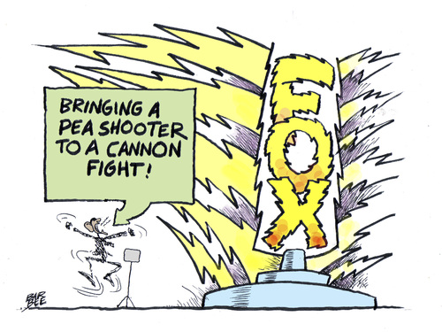 Cartoon: OOPS OBAMA FORGOT (medium) by barbeefish tagged battle