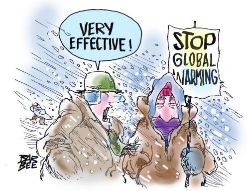 Cartoon: political (medium) by barbeefish tagged global,warming,