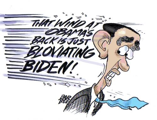 Cartoon: same ol wind of change (medium) by barbeefish tagged obama,biden