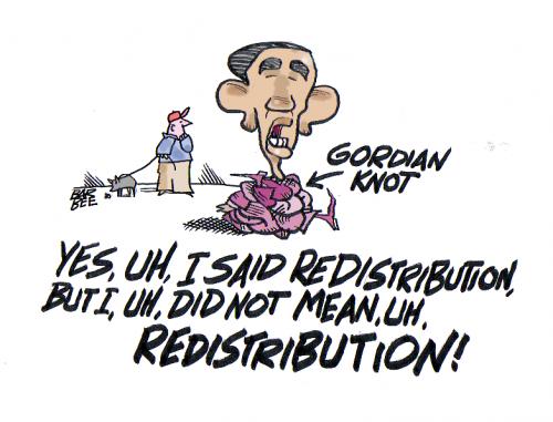 Cartoon: SAY WHAT (medium) by barbeefish tagged obama