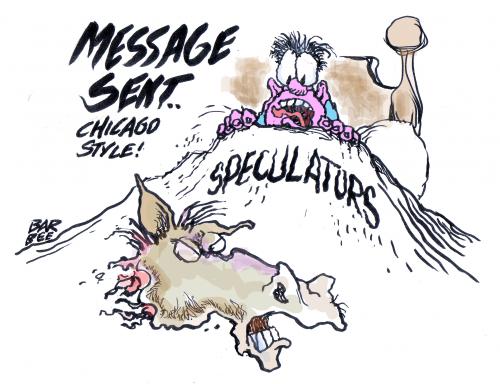Cartoon: speculators (medium) by barbeefish tagged obama,sez