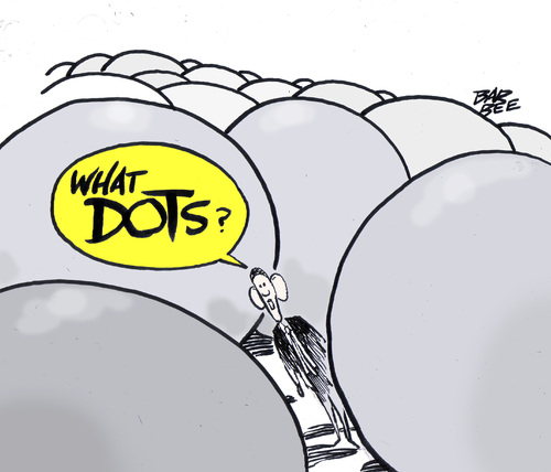 Cartoon: world view (medium) by barbeefish tagged obama