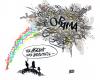 Cartoon: fireworks (small) by barbeefish tagged obama