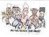 Cartoon: GANG (small) by barbeefish tagged bill,clinton