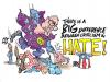 Cartoon: hate (small) by barbeefish tagged obama 
