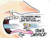 Cartoon: THE MOUTH (small) by barbeefish tagged joe,biden