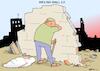 Cartoon: WEILING WALL 2.0 (small) by uber tagged gaza,israele