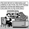 Cartoon: Bear2 (small) by cartoonsbyspud tagged cartoon,spud,hr,recruitment,office,life,outsourced,marketing,it,finance,business,paul,taylor