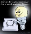 Cartoon: Die Glühbirne (small) by Miguelez tagged glühbirne,reim