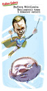 Cartoon: Bufera Wikileaks Berlusconi teme (small) by portos tagged wikileaks,berlusconi,dossier