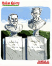 Cartoon: co-leaders PDL (small) by portos tagged fini,berlusconi