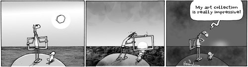 Cartoon: Art collection (medium) by Garrincha tagged comic,strips