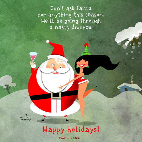 Cartoon: Bad time. (medium) by Garrincha tagged santa,christmas,toys