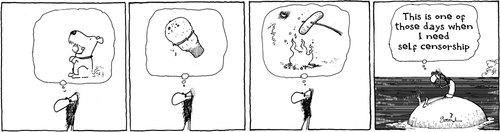 Cartoon: Censorship (medium) by Garrincha tagged comic,strips
