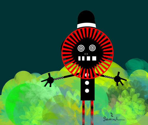 Cartoon: Gumok (medium) by Garrincha tagged ilo