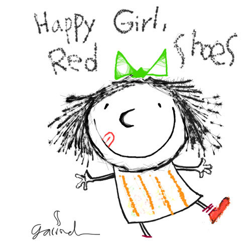 Cartoon: Happy doodle (medium) by Garrincha tagged illustration