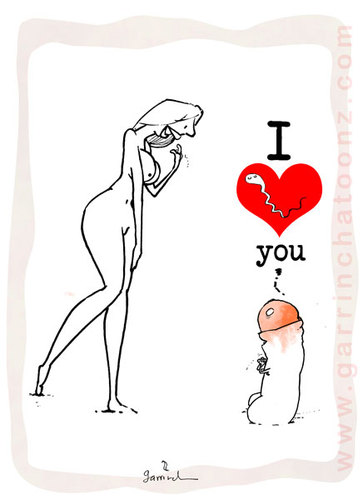Cartoon: He loves her (medium) by Garrincha tagged 