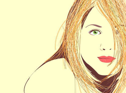Cartoon: Jennifer Aniston (medium) by Garrincha tagged illustration,vector