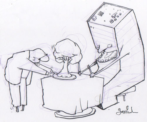 Cartoon: Lunch (medium) by Garrincha tagged sketch,ecology