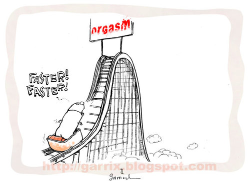 Cartoon: Rollercoaster (medium) by Garrincha tagged 