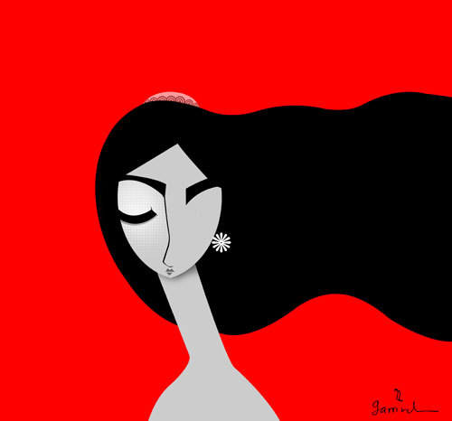 Cartoon: She was a Princess (medium) by Garrincha tagged ilo