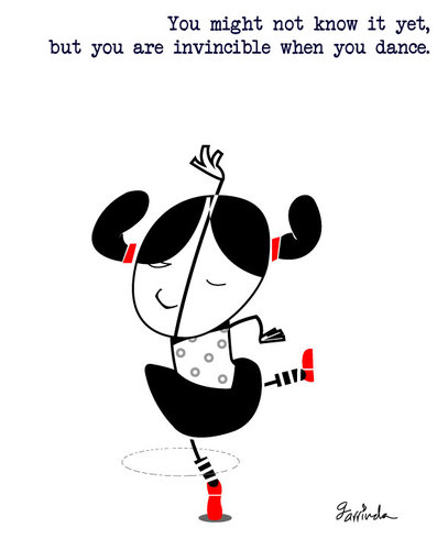 Cartoon: Tiny dancer (medium) by Garrincha tagged vector,illustration