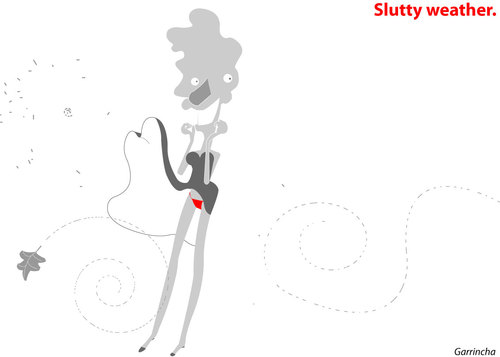 Cartoon: Windy (medium) by Garrincha tagged vector,illustration
