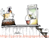 Cartoon: Cashier (small) by Garrincha tagged gag cartoon