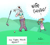 Cartoon: The Tiger Woods effect (small) by Garrincha tagged tiger woods