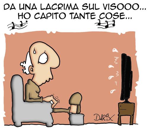 Cartoon: da una lacrima sul viso.. (medium) by darix73 tagged monti,manovra