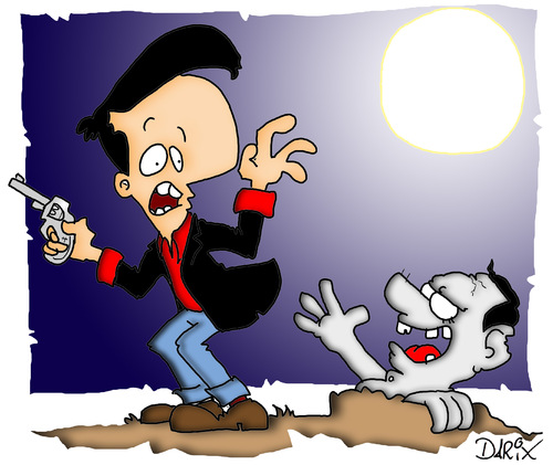 Cartoon: Dylan Dog (medium) by darix73 tagged dylan,dog