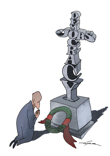 Cartoon: demojobs (medium) by zluetic tagged democracy