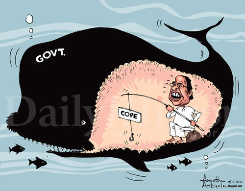 Cartoon: COPE (medium) by awantha tagged cope