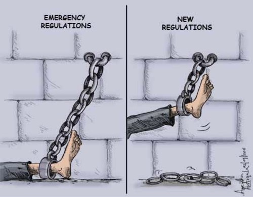 Cartoon: Regulations (medium) by awantha tagged regulations