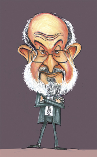 Cartoon: Salman Rushdie (medium) by awantha tagged salman,rushdie