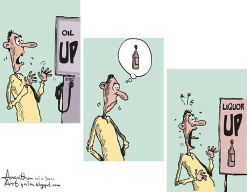 Cartoon: UP (medium) by awantha tagged up