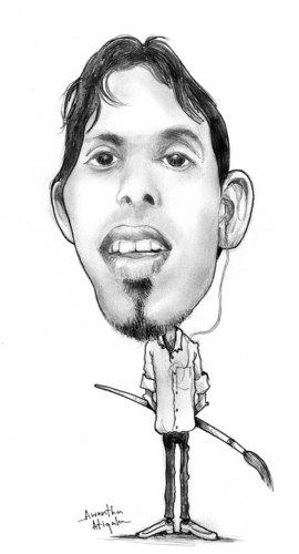 Cartoon: Wasantha Wijesiri (medium) by awantha tagged sri,lankan,cartoonist