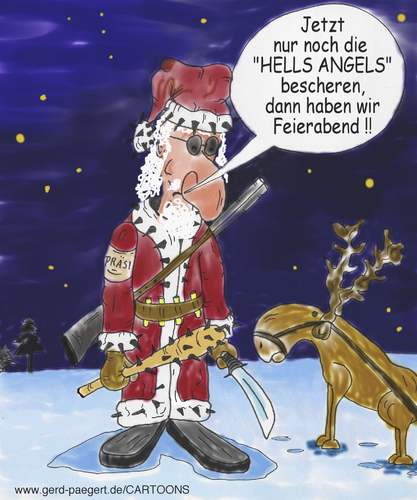 Cartoon: Bescherung (medium) by boogieplayer tagged weihnachten